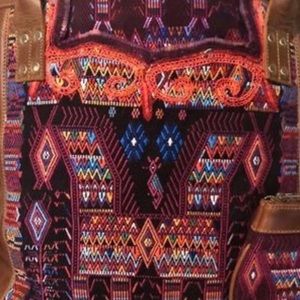 Little Guatemala custom Huipil large tote bag